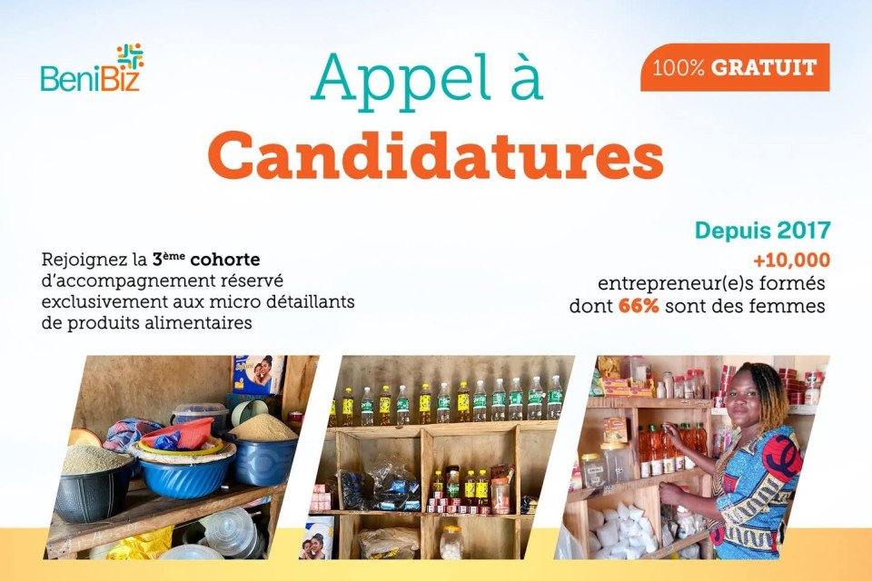 BeniBiz 2.0, un coup de pouce aux micro-commerçants alimentaires