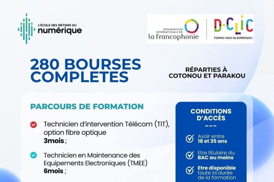 280 bourses pour former les jeunes aux métiers du numérique