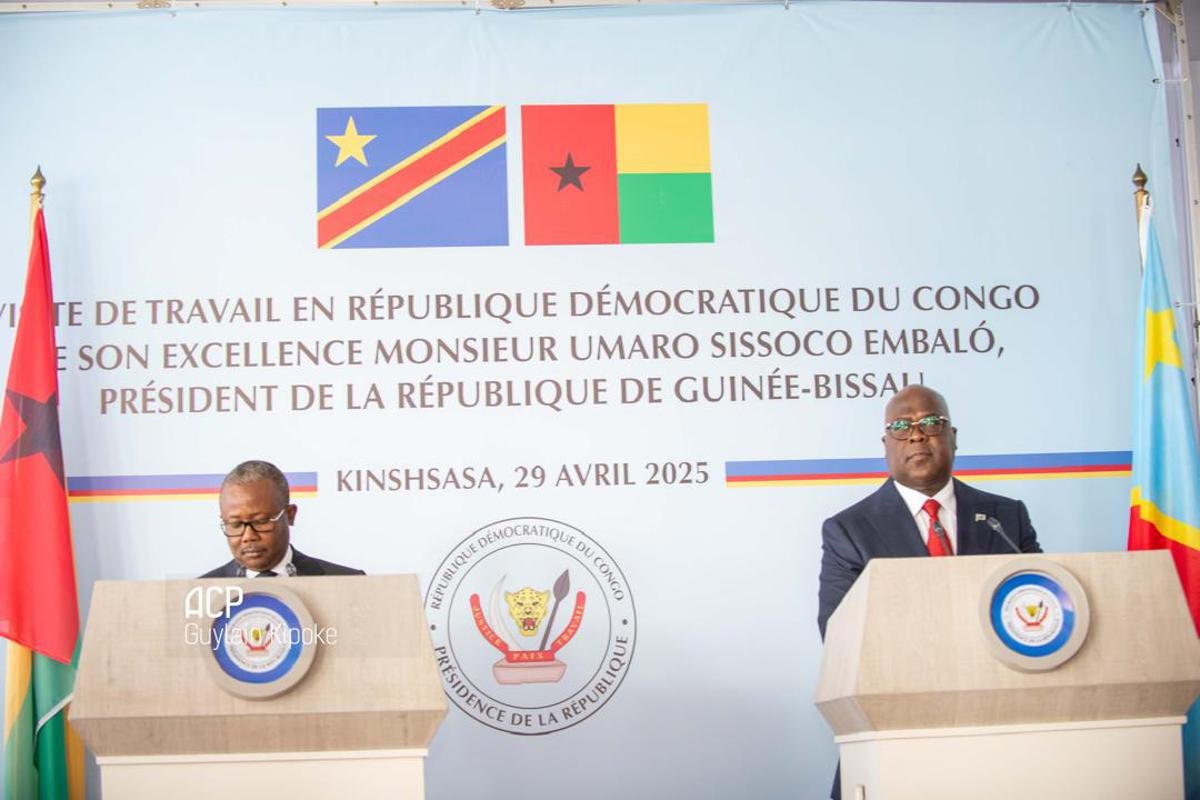 Ce qu’Umaro Sissoco et Tshisekedi ont décidé à Kinshasa