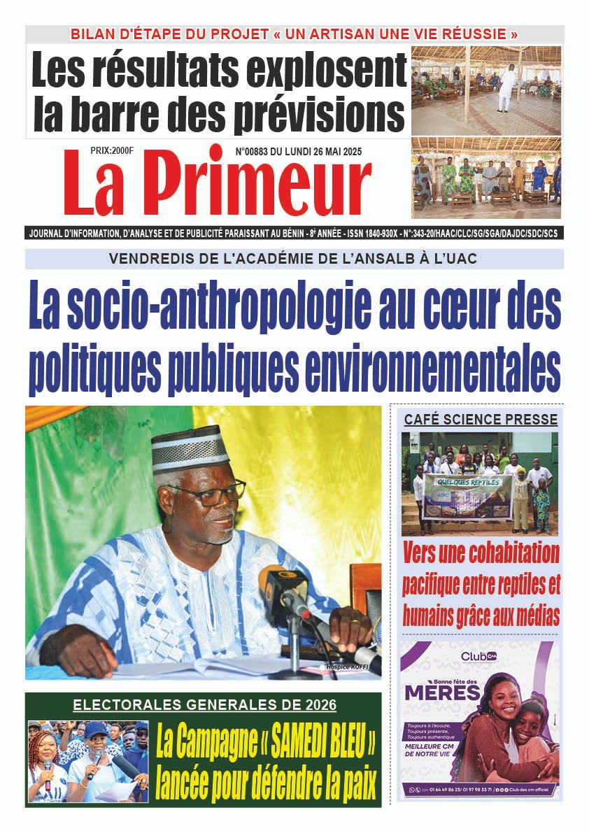 Une du 25/05/2025